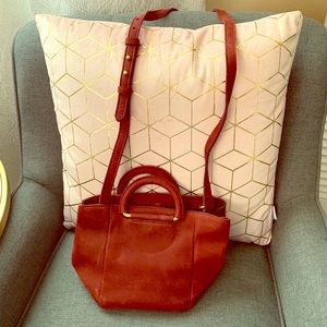 Madewell suede leather bag